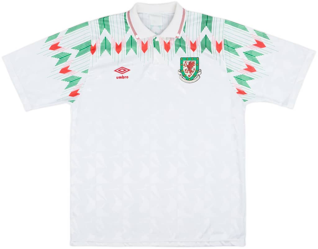 1990-92 Wales Away Shirt - 9/10 - (L)