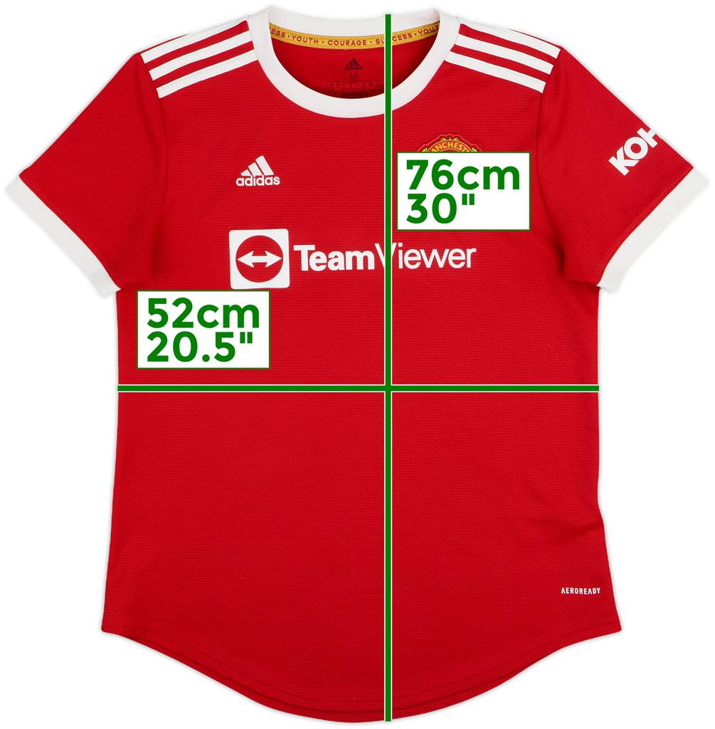 2021-22 Manchester United Home Shirt - 9/10 - (Women's M)