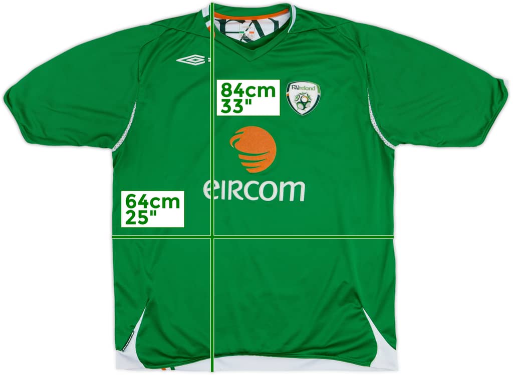 2006-08 Ireland Home Shirt - 6/10 - (XXL)