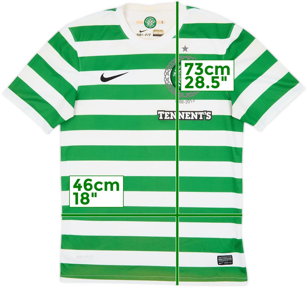 2012-13 Celtic '125th Anniversary' Home Shirt - 6/10 - (S)