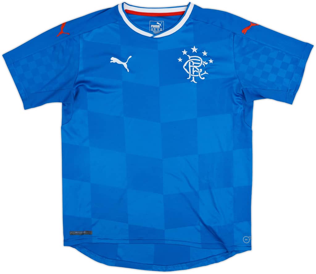 2016-18 Rangers Home Shirt - 8/10 - (XL.Boys)