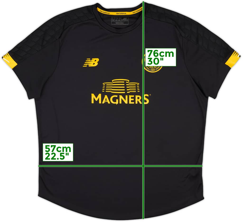2019-20 Celtic New Balance Training Shirt - 7/10 - (XL)