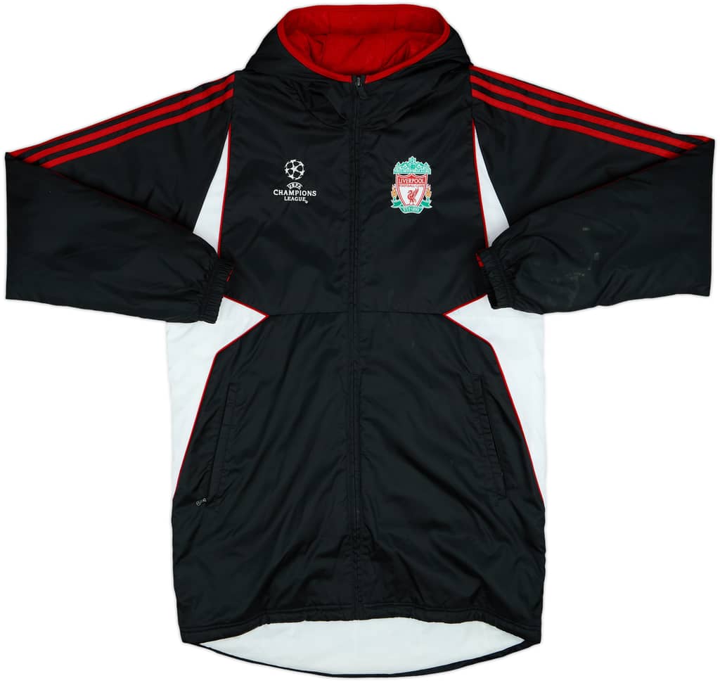 2007-08 Liverpool adidas CL Padded Bench Coat - 7/10 - (M)