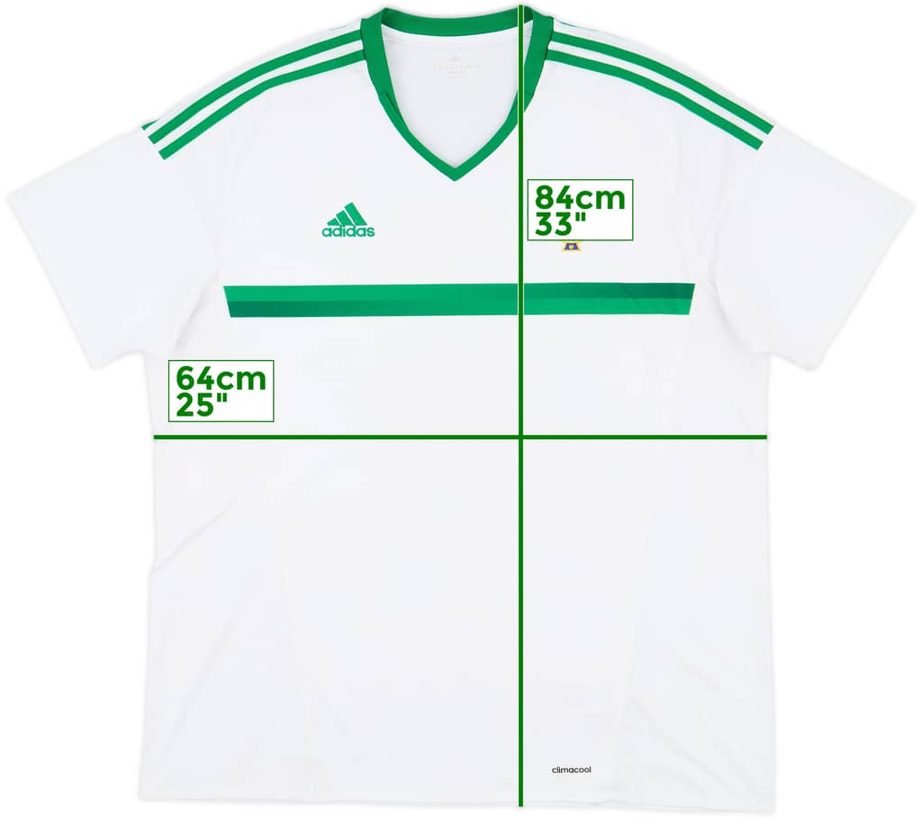 2016-17 Northern Ireland Away Shirt - 7/10 - (XXL)