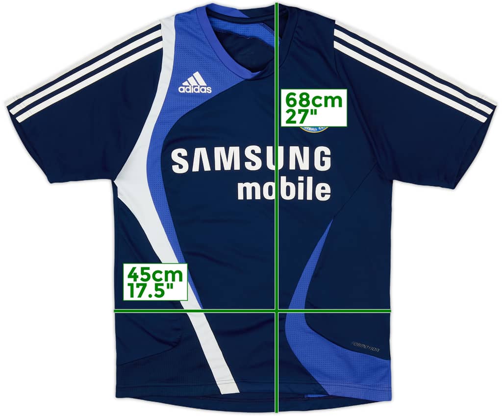 2007-08 Chelsea adidas Formotion Training Shirt - 8/10 - (S)
