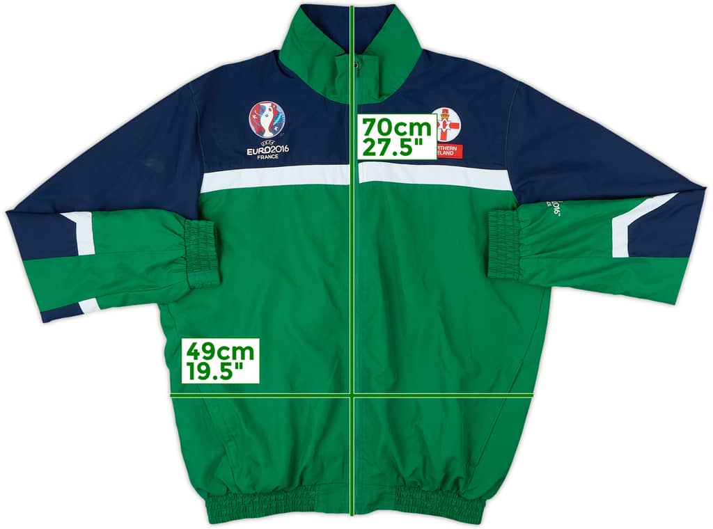 2016 Northern Ireland Track Jacket - 8/10 - (L)