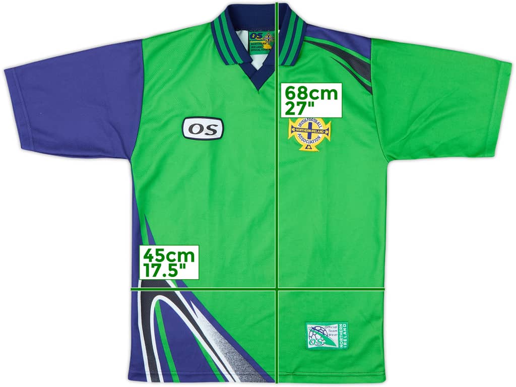 1998-99 Northern Ireland Home Shirt - 9/10 - (Y)