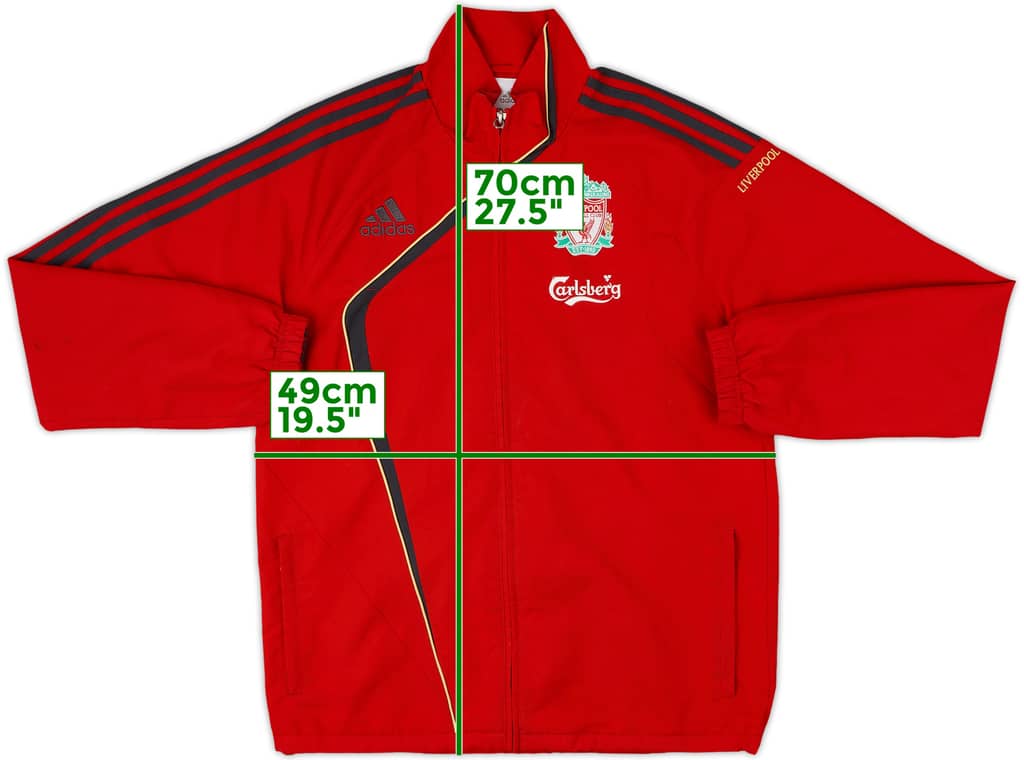 2009-10 Liverpool adidas Track Jacket - 8/10 - (S)