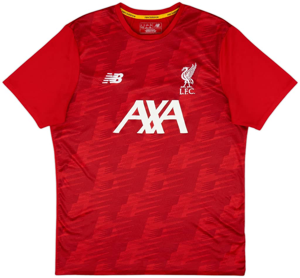 2019-20 Liverpool New Balance Training Shirt - 8/10 - (L)