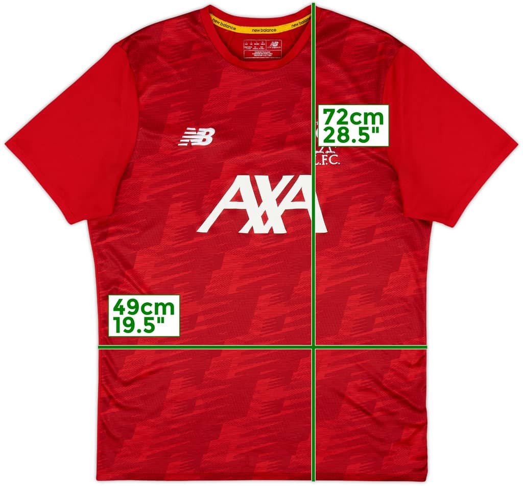 2019-20 Liverpool New Balance Training Shirt - 8/10 - (L)