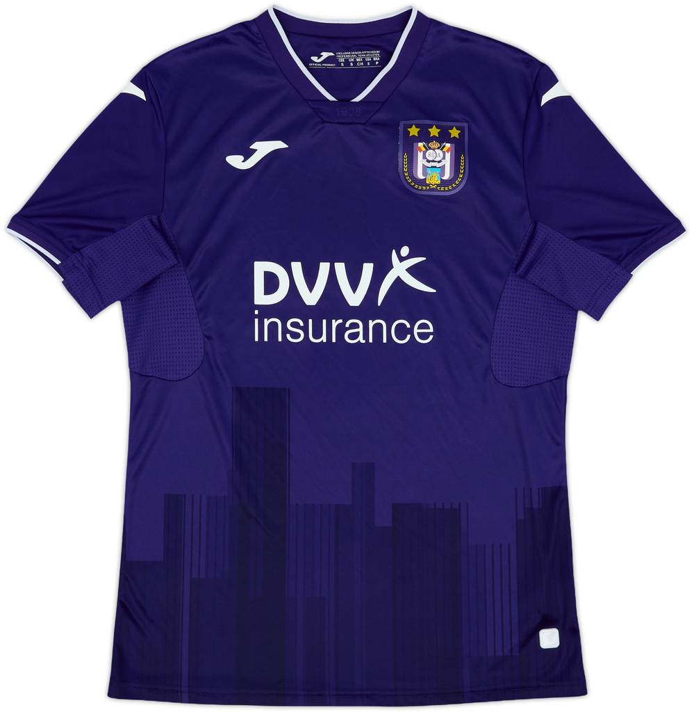 2020-21 Anderlecht Home Shirt - 8/10 - (S)