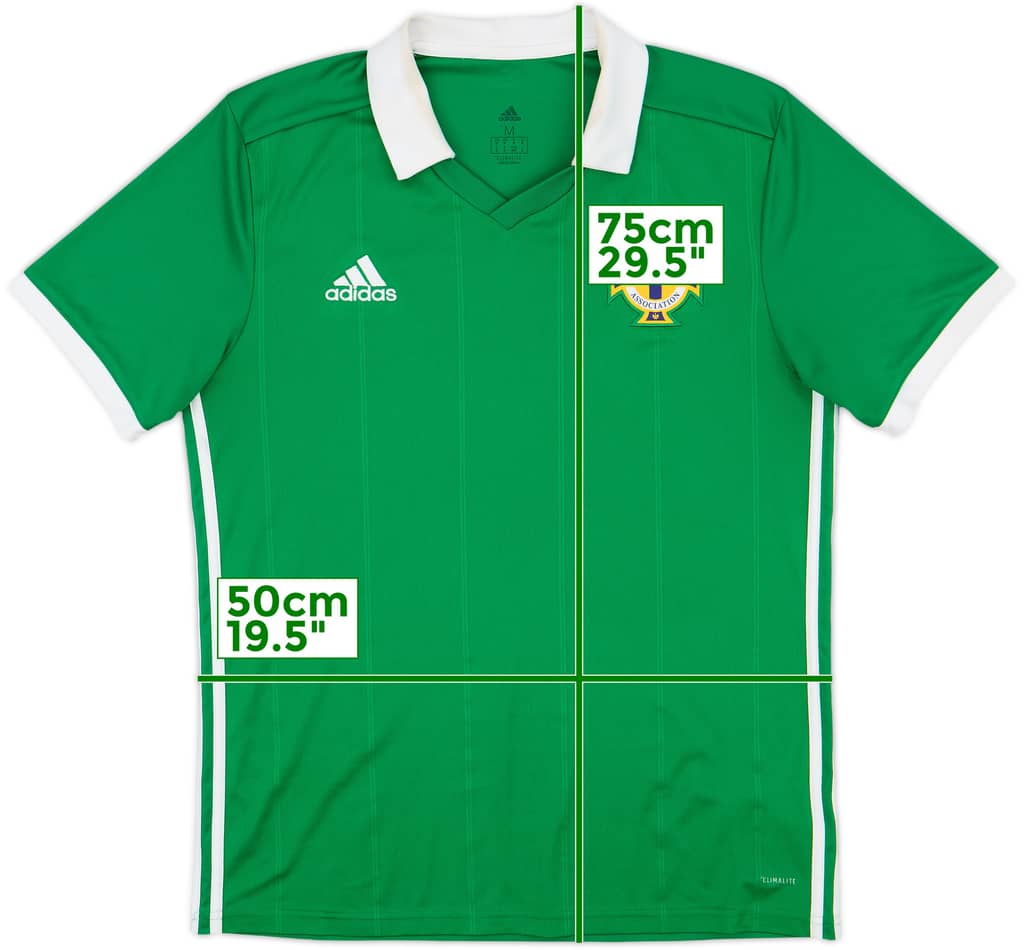 2018-19 Northern Ireland Home Shirt - 8/10 - (M)