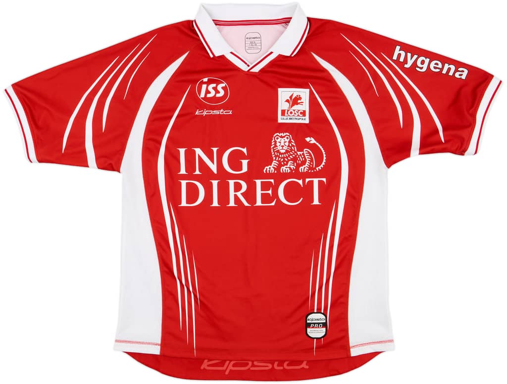 2001-02 Lille Home Shirt - 9/10 - (XL)