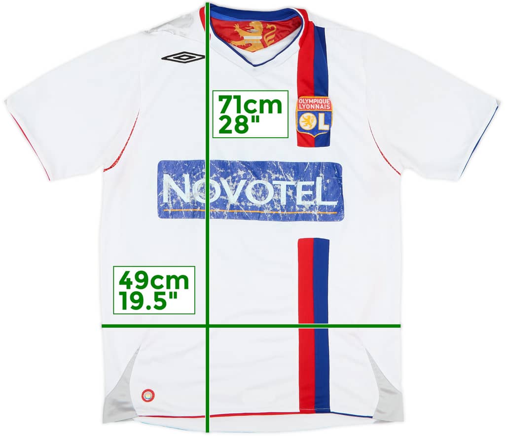 2006-07 Lyon Home Shirt - 4/10 - (M)