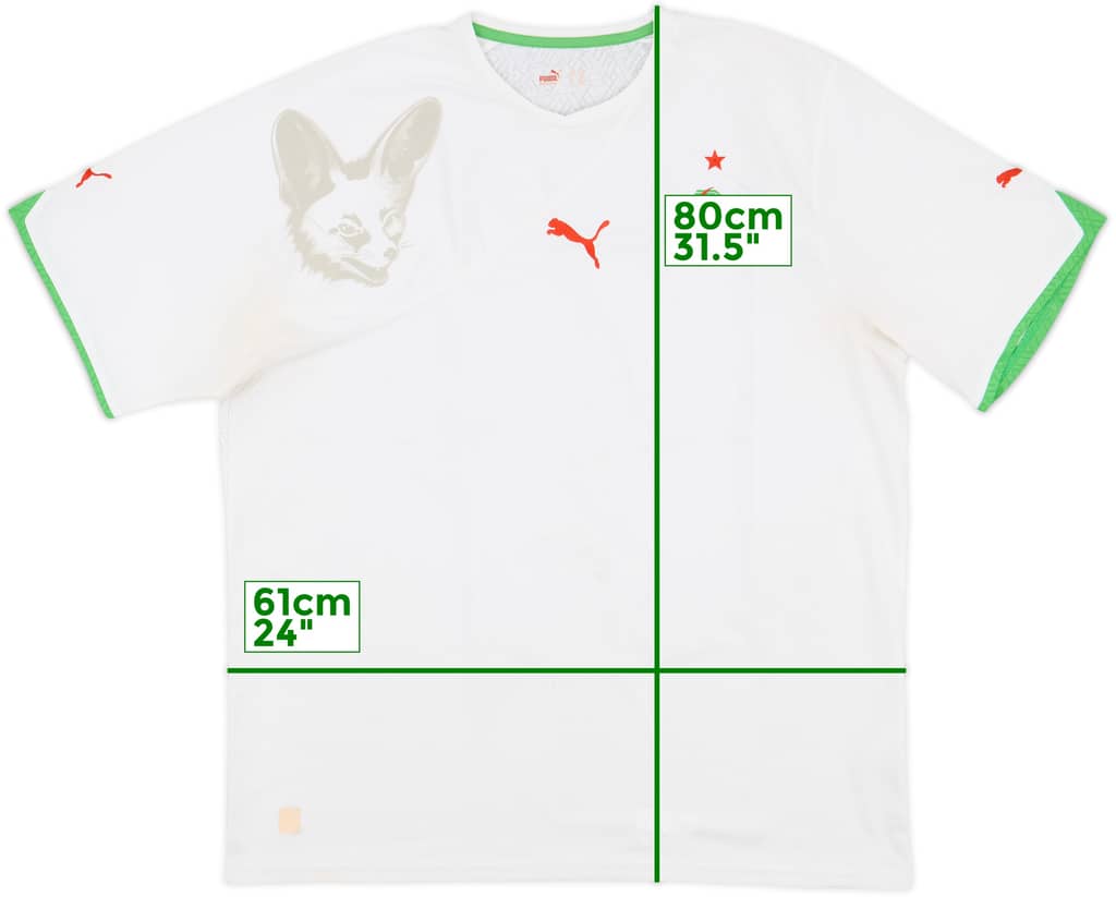 2010-11 Algeria Home Shirt - 9/10 - (XXL)