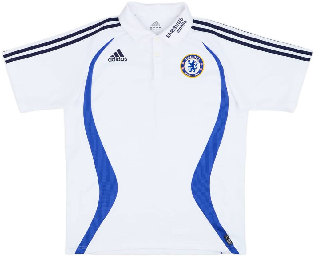 2006-07 Chelsea adidas Polo Shirt - 9/10 - (M)