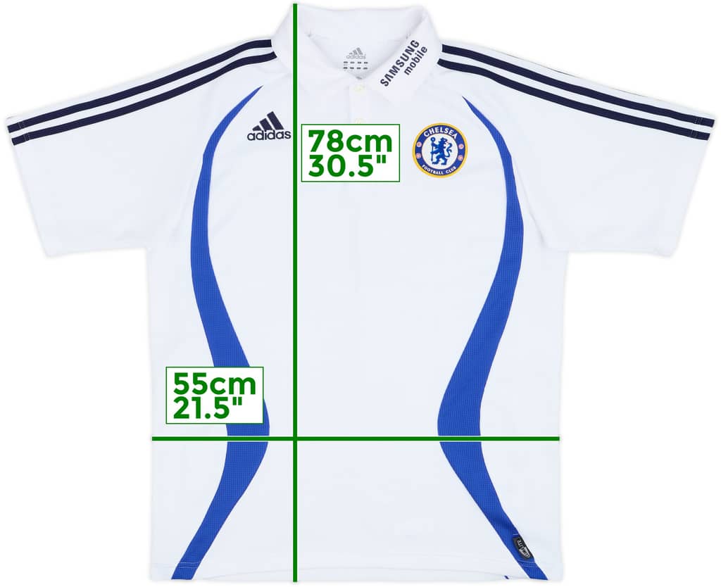 2006-07 Chelsea adidas Polo Shirt - 9/10 - (M)