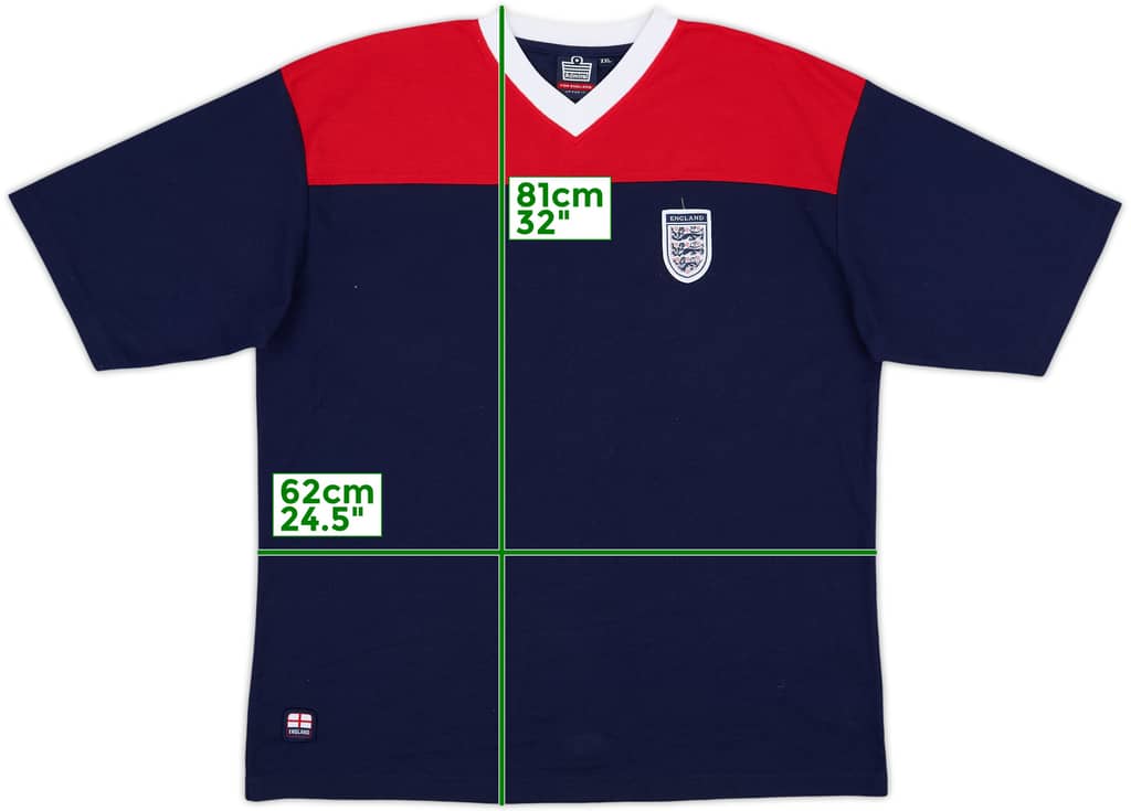 2000s England Admiral Leisure Tee - 8/10 - (XXL)