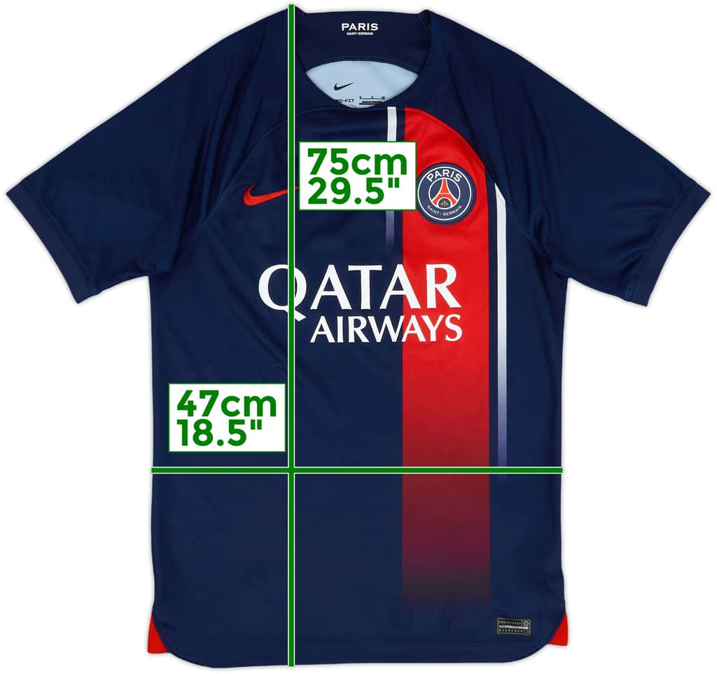 2023-24 Paris Saint-Germain Home Shirt - 9/10 - (S)