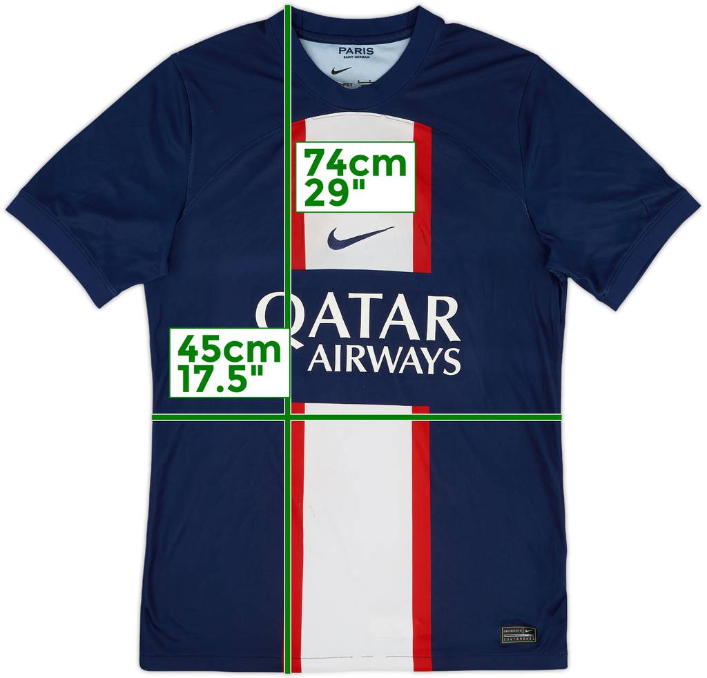 2022-23 Paris Saint-Germain Home Shirt - 5/10 - (S)