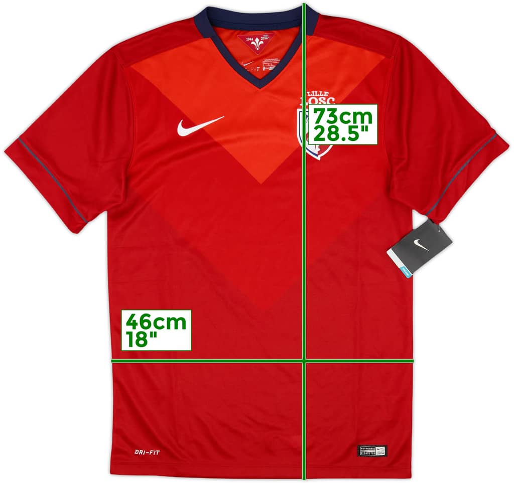 2014-15 Lille Home Shirt (S)