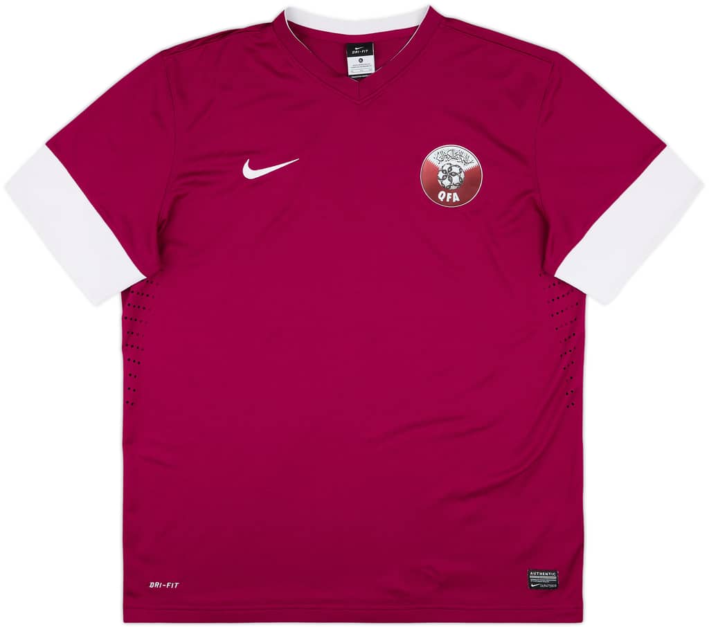 2012-14 Qatar Home Shirt - 10/10 - (XL)