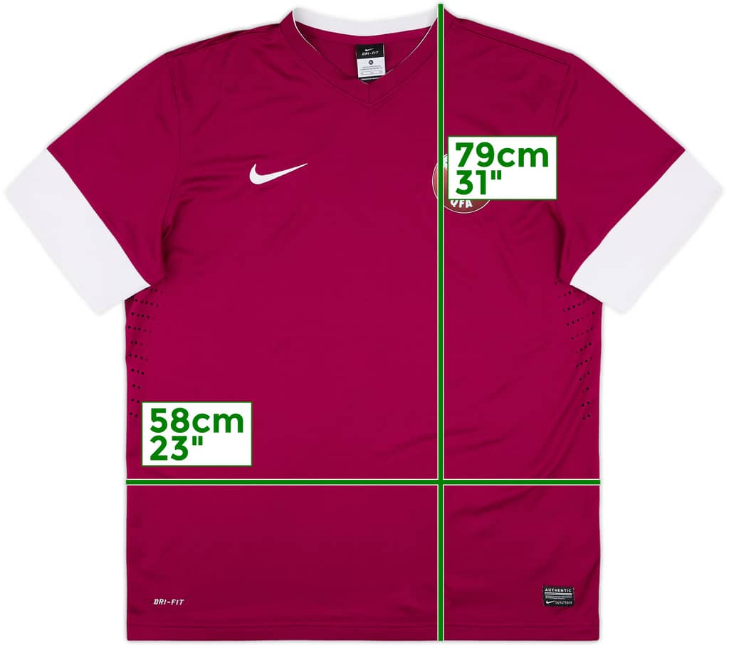 2012-14 Qatar Home Shirt - 10/10 - (XL)
