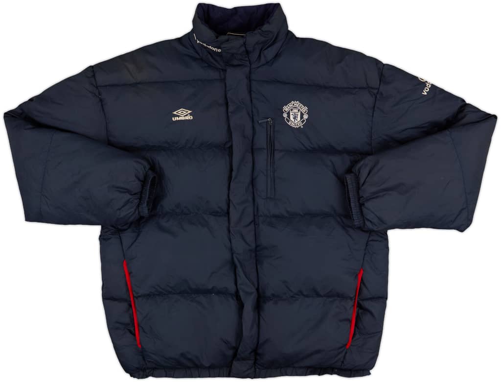 1999-00 Manchester United Umbro Padded Bench Coat - 8/10 - (L)