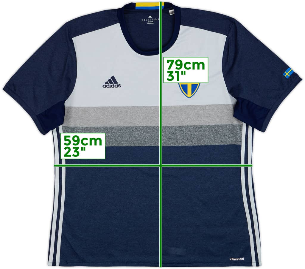 2016-17 Sweden Away Shirt - 9/10 - (XL)