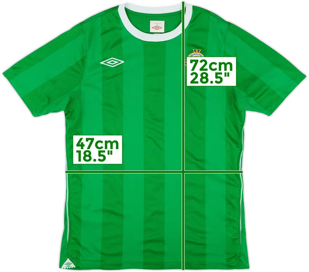 2010-12 Northern Ireland Home Shirt - 7/10 - (S)
