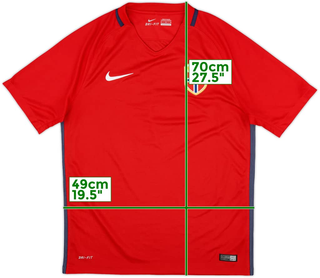 2016-18 Norway Home Shirt - 10/10 - (M)