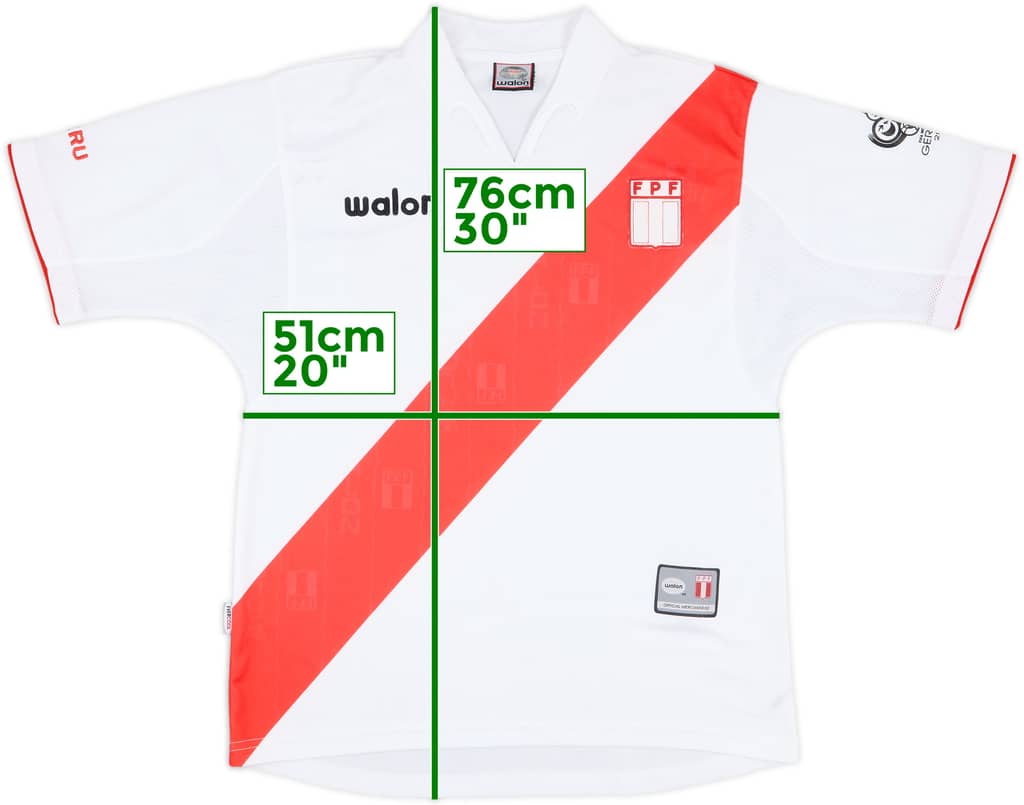 2004-06 Peru Home Shirt - 4/10 - (L)