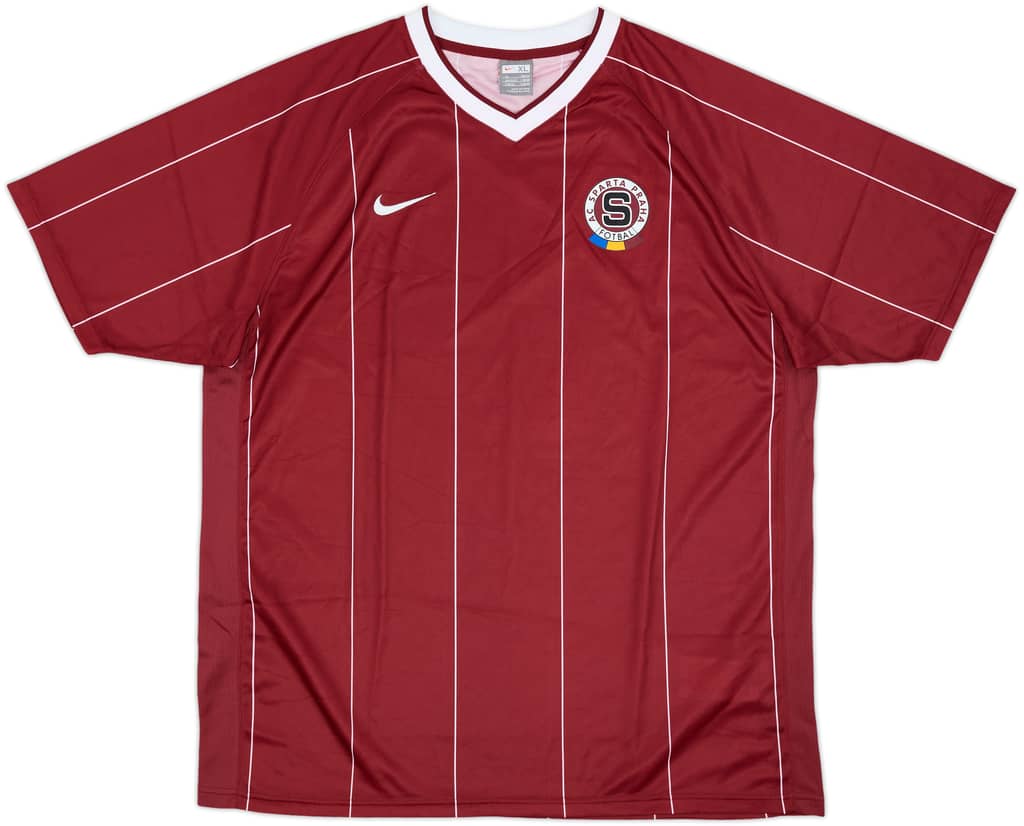 2007-08 Sparta Prague Home Shirt - 10/10 - (XL)