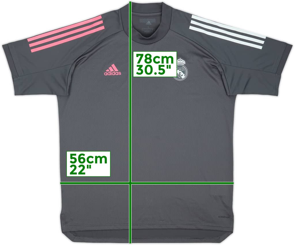 2020-21 Real Madrid adidas Training Shirt - 10/10 - (L)