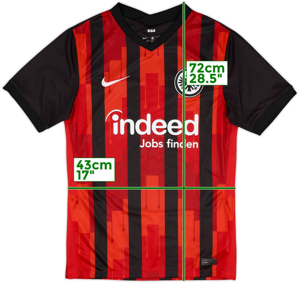 2020-21 Eintracht Frankfurt Home Shirt - 10/10 - (S)