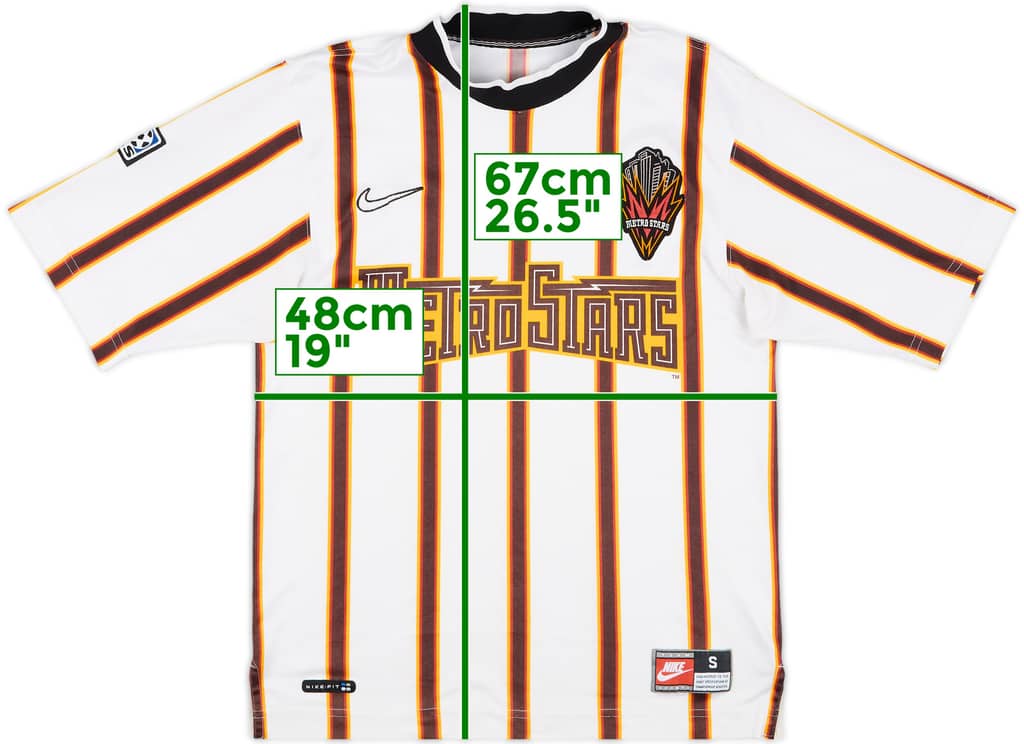 1998 NY/NJ Metrostars Away Shirt - 6/10 - (S)