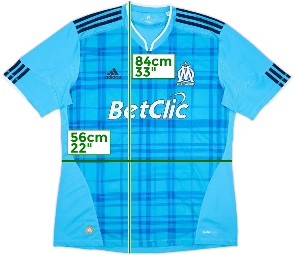 2010-11 Olympique Marseille Away Shirt - 8/10 - (XL)