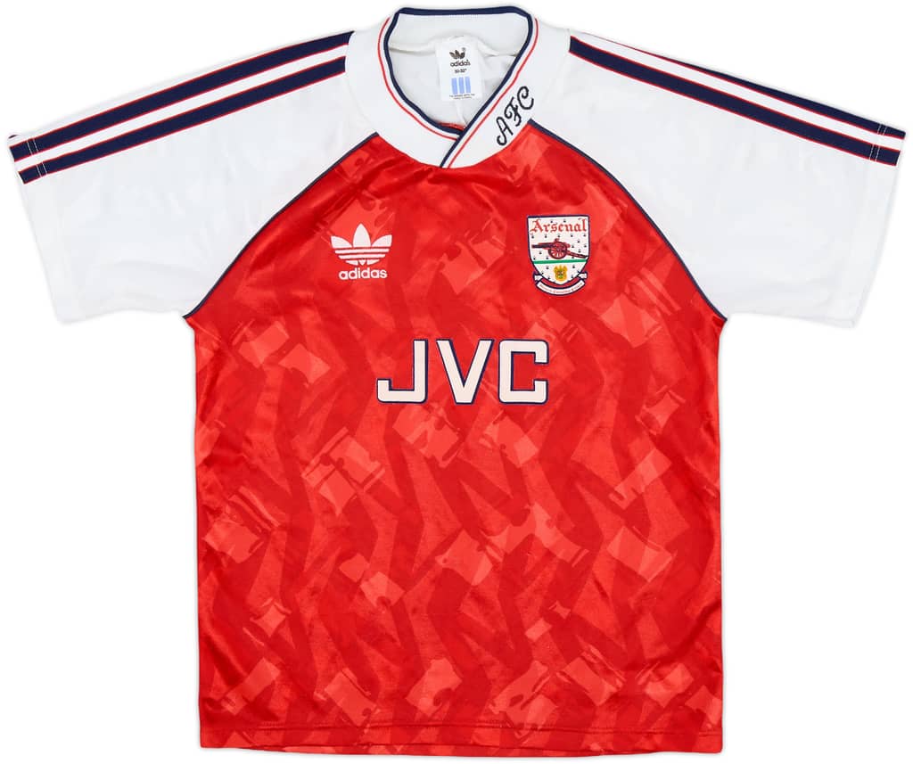 1990-92 Arsenal Home Shirt - 9/10 - (M.Boys)
