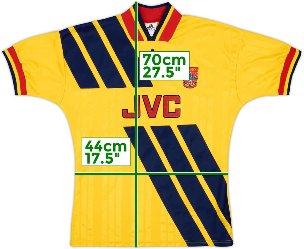 1993-94 Arsenal Away Shirt - 9/10 - (S)