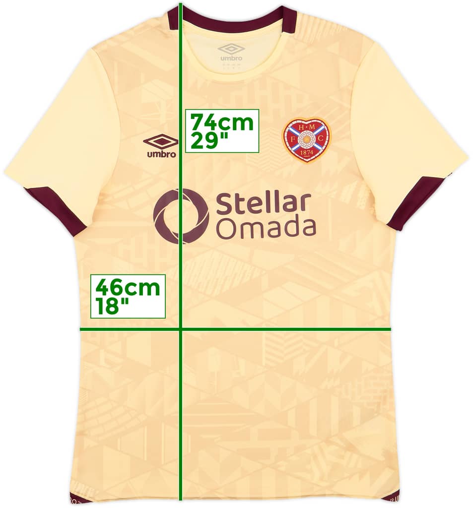 2024-25 Hearts Away Shirt - 10/10 - (S)