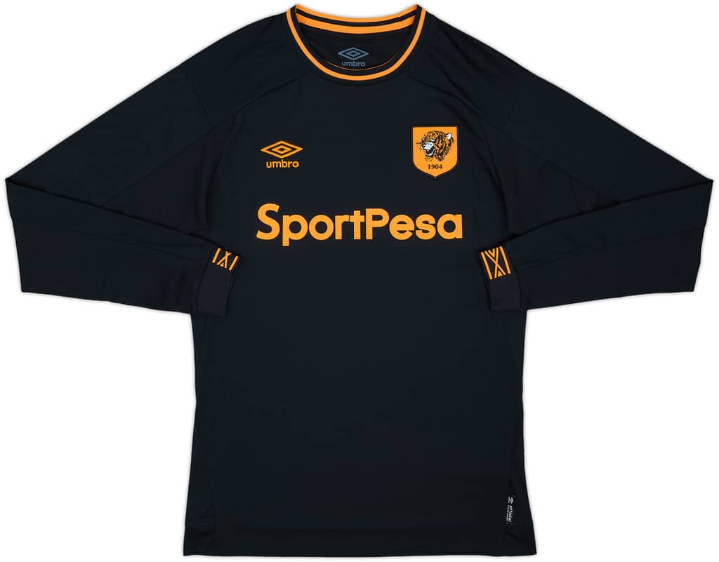 2018-19 Hull City Away L/S Shirt - 10/10 - (S)