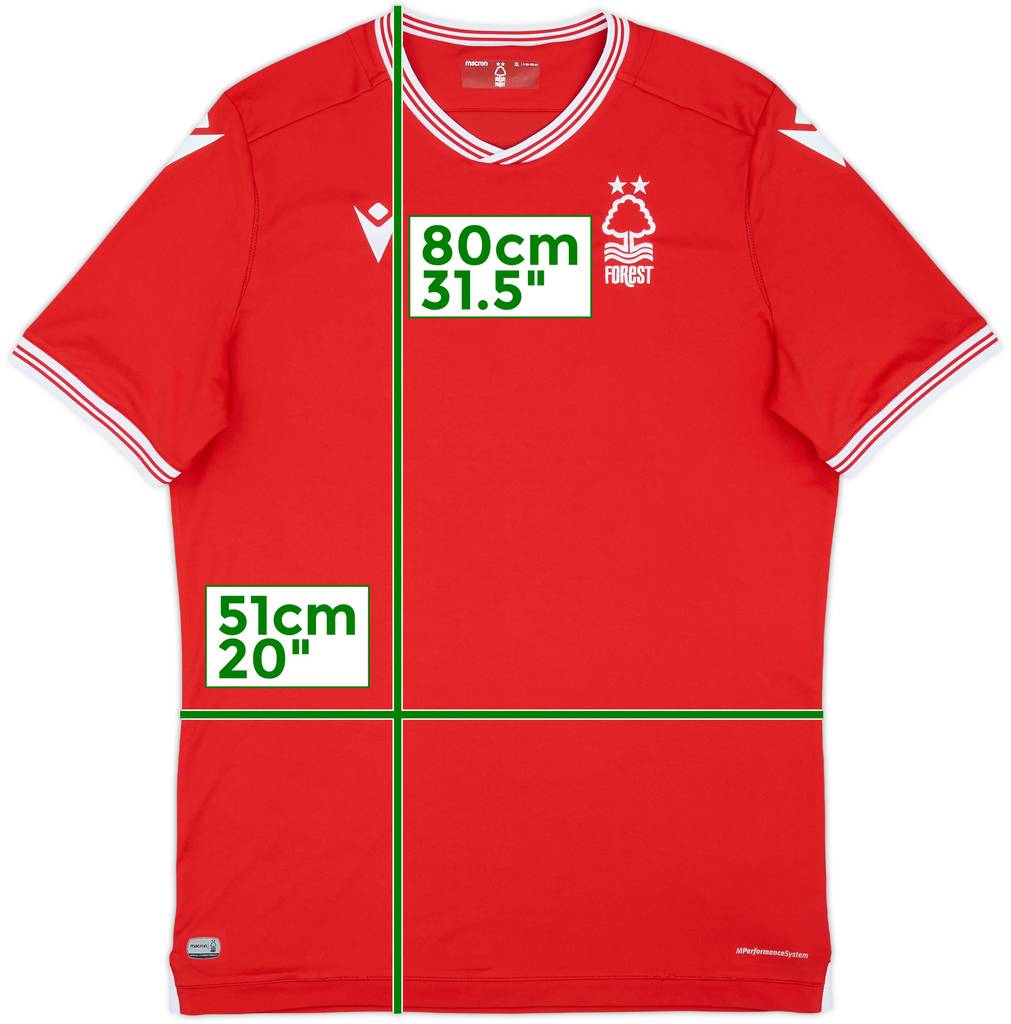 2020-21 Nottingham Forest Home Shirt - 9/10 - (XL)