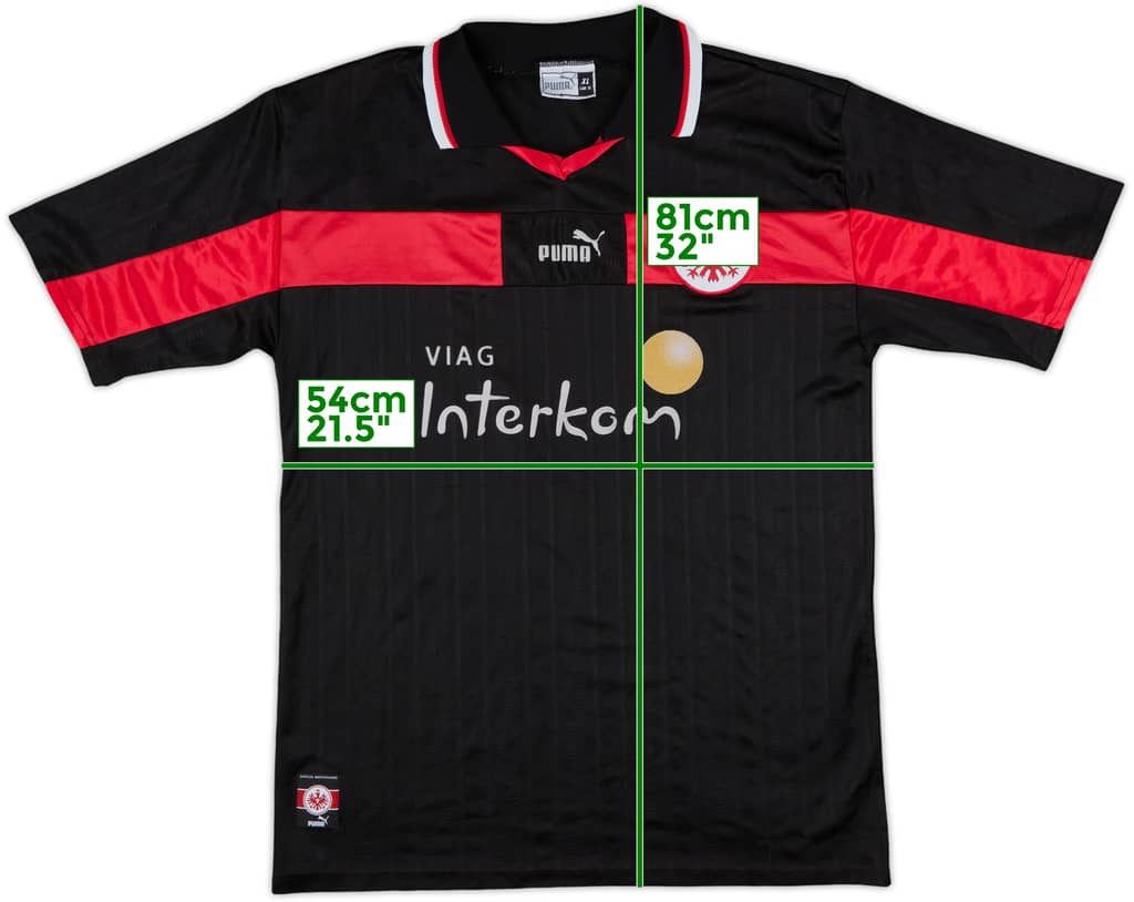 1998-00 Eintracht Frankfurt Third Shirt - 6/10 - (XL)