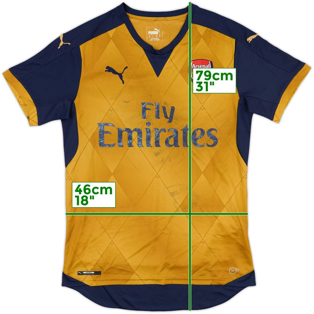 2015-16 Arsenal Away Shirt - 4/10 - (S)