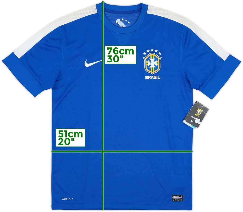 2013 Brazil Away Shirt (M)