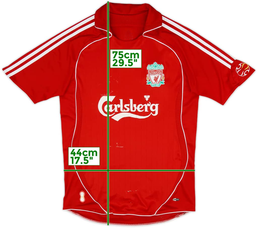 2006-08 Liverpool Home Shirt - 4/10 - (M)