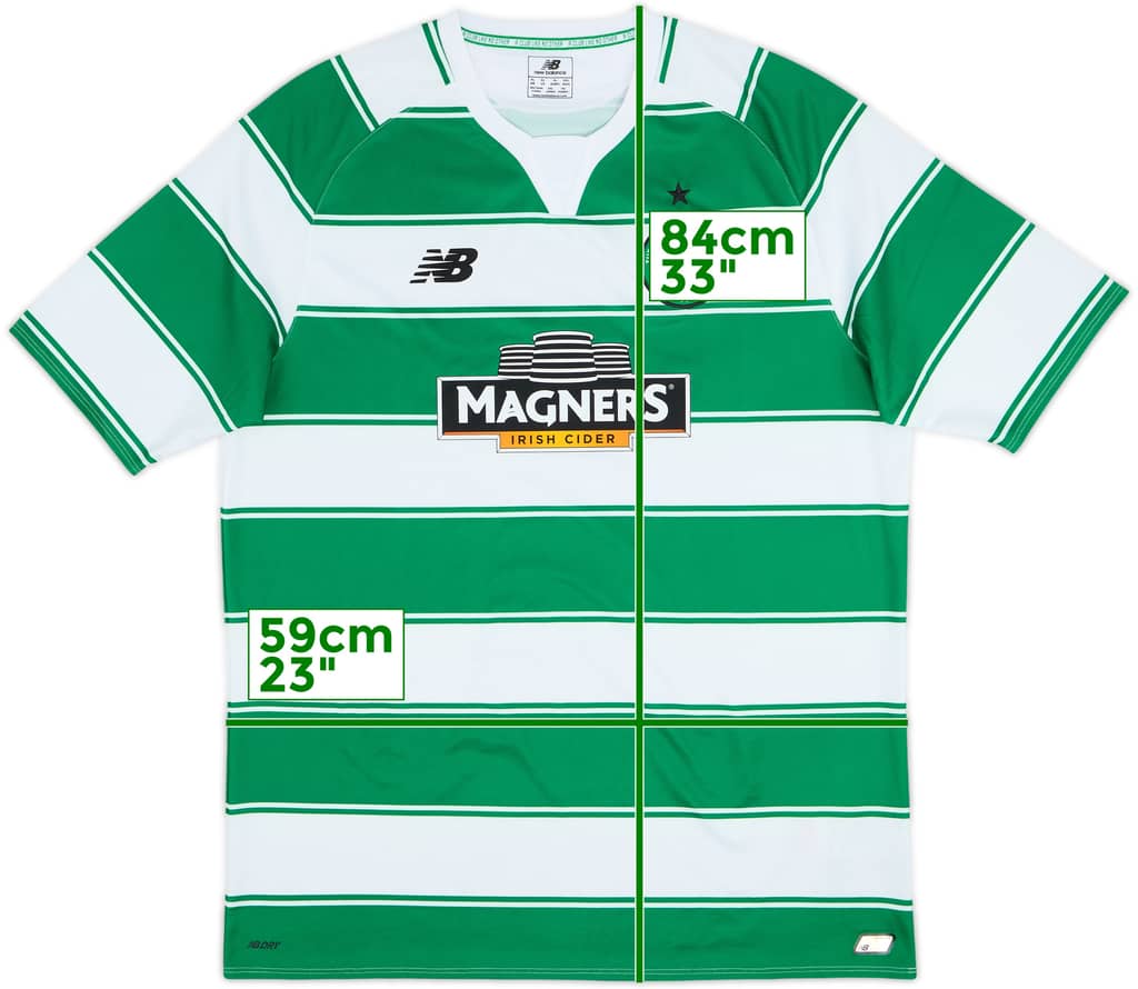 2015-16 Celtic Home Shirt - 10/10 - (XL)