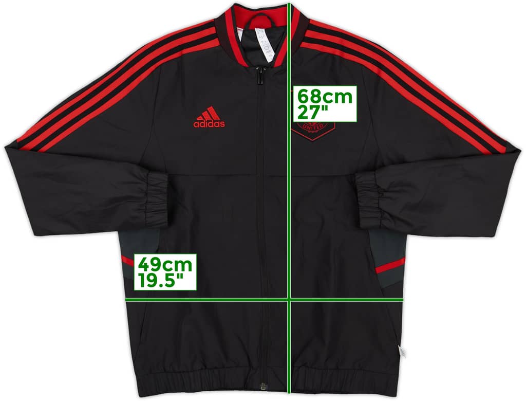 2022-23 Manchester United adidas Track Jacket - 7/10 - (L.Boys)