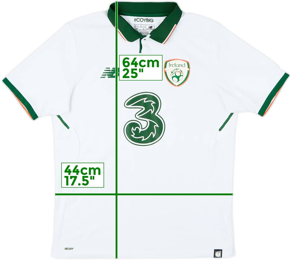 2017-18 Ireland Away Shirt - 7/10 - (M)