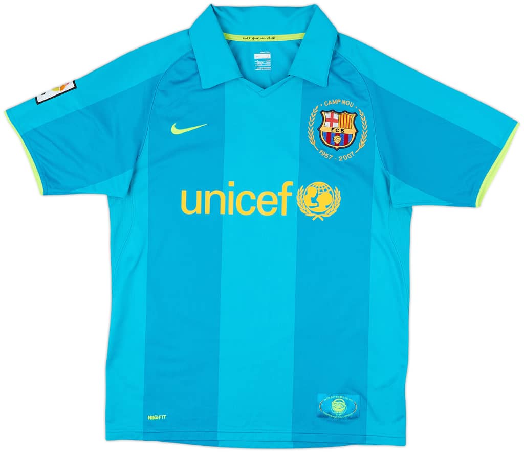 2007-09 Barcelona Away Shirt Ronaldinho #10 - 10/10 - (S)